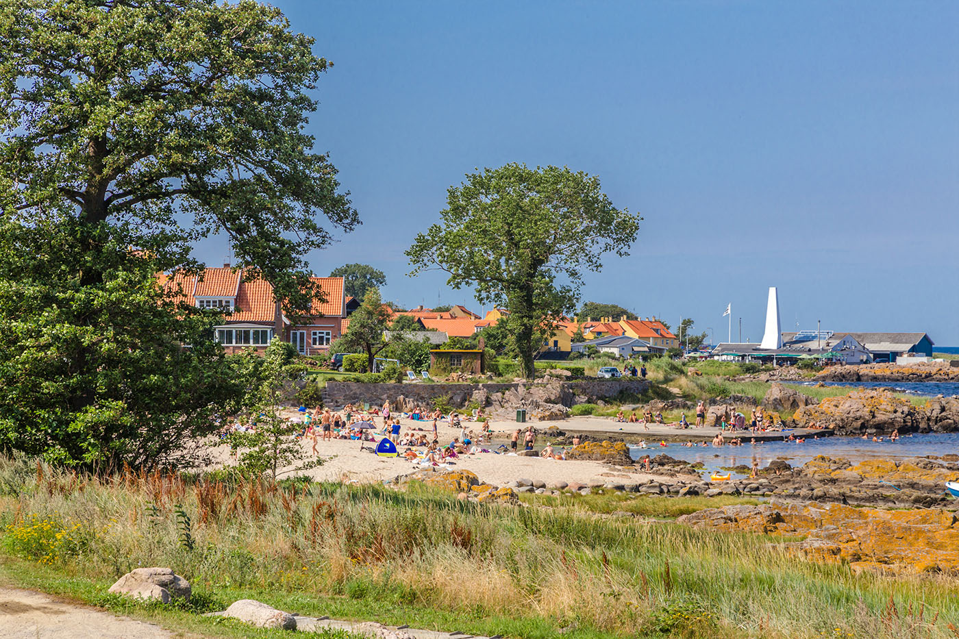 Allinge på en sommerdag