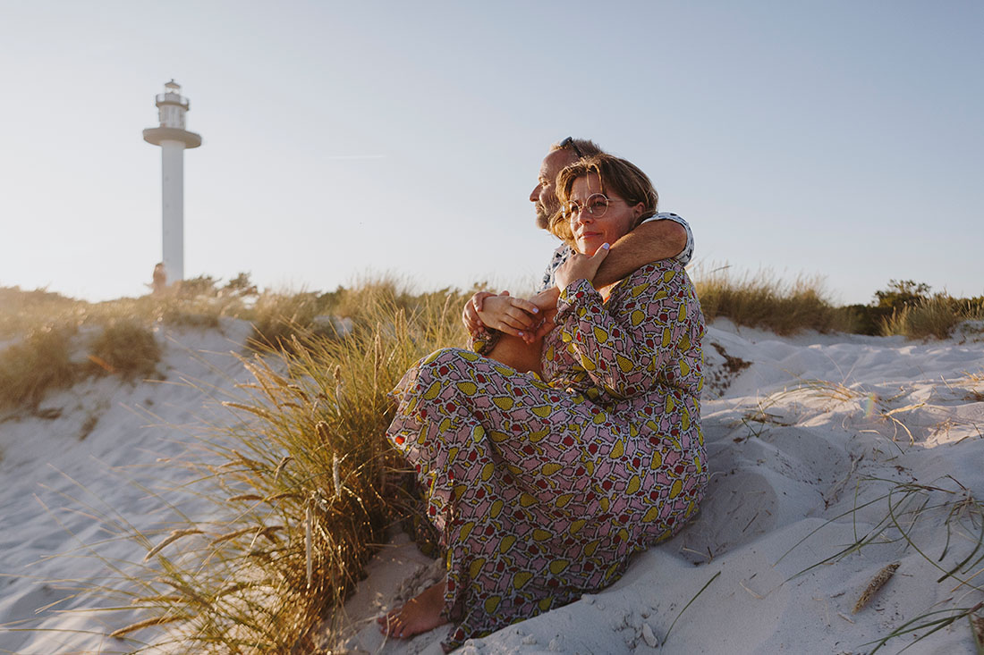 Par på Dueodde strand