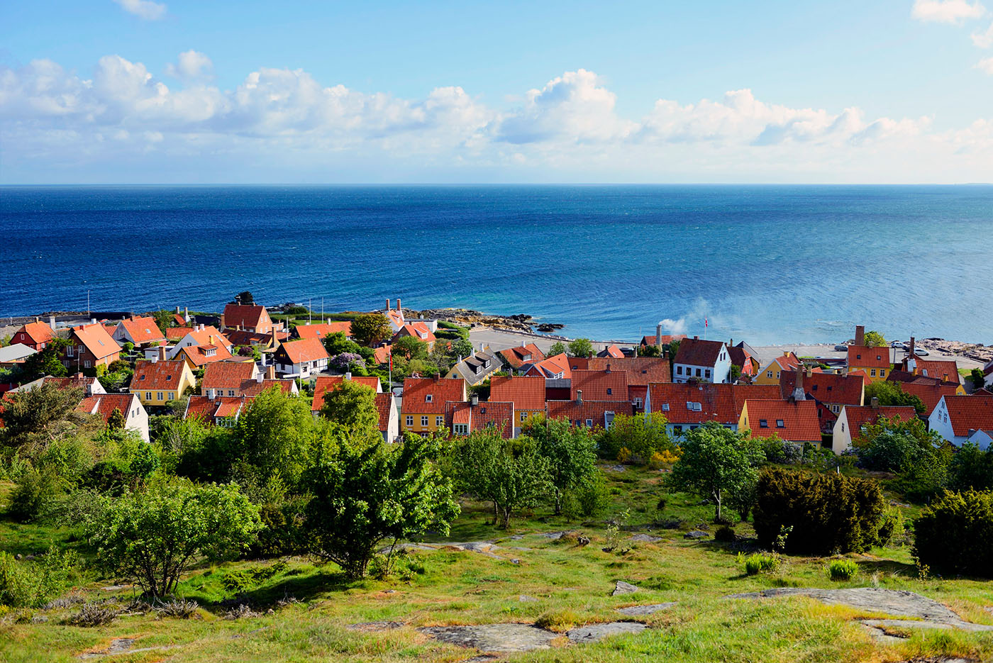 Gudhjem er en smuk bjergby med hyggelig atmosfære