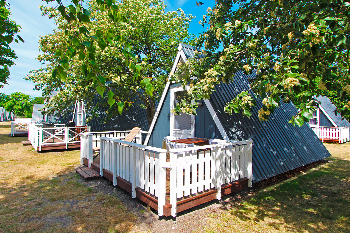 Hasle Hytteby på Bornholm er særligt fantastisk på en varm sommerdag