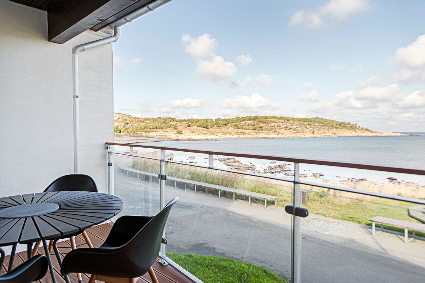 Strandpromenaden - Udsigt fra terrasse