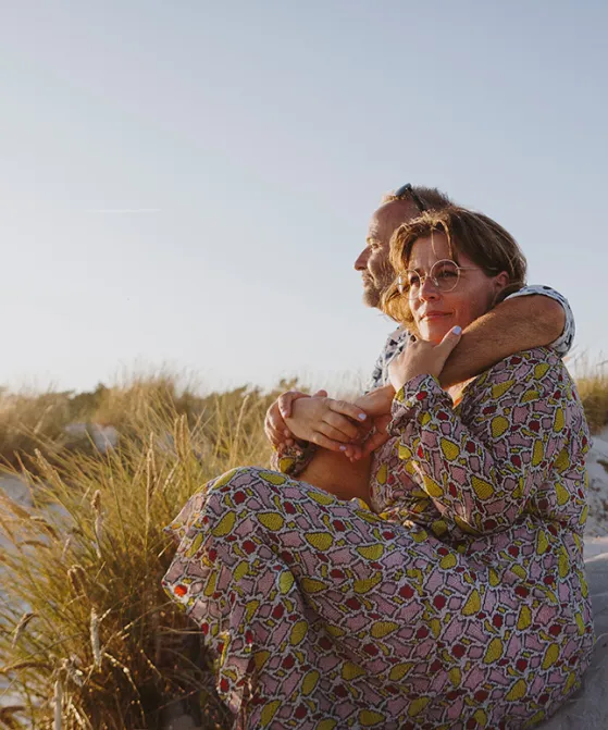 Par på Dueodde strand