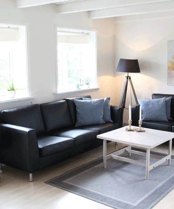 Møllehuset - Stue med TV