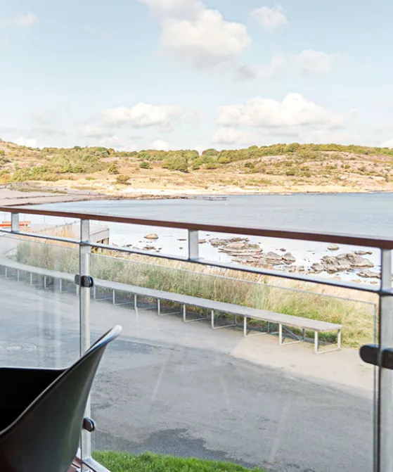 Strandpromenaden - Udsigt fra terrasse