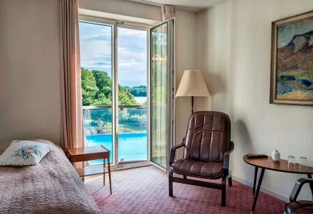 Hotel Hammersø - værelse mod landsiden