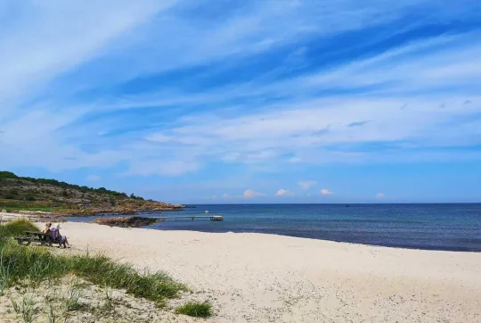 Sandvig byder på en skøn sandstrand