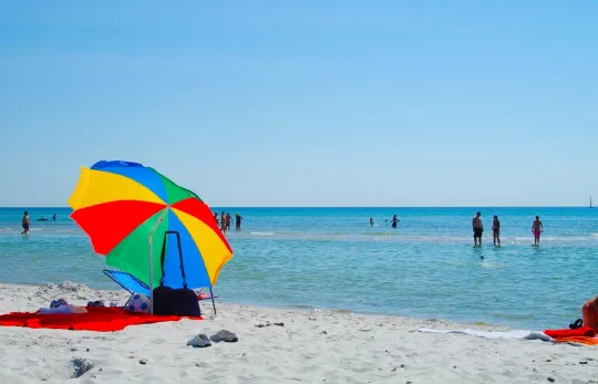 Sommerdag på Dueodde strand