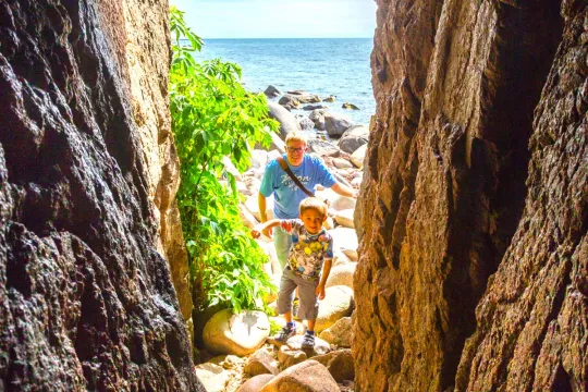 Gå på opdagelse langs kysten på Nordbornholm