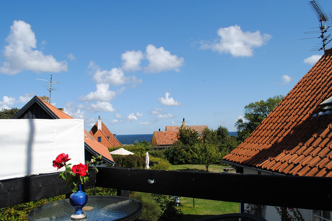 Møllegården Svaneke - Havkig fra terrasse